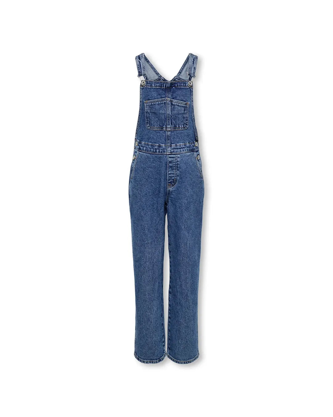 Only Kids Girls Blue Denim Jumpsuit Romper