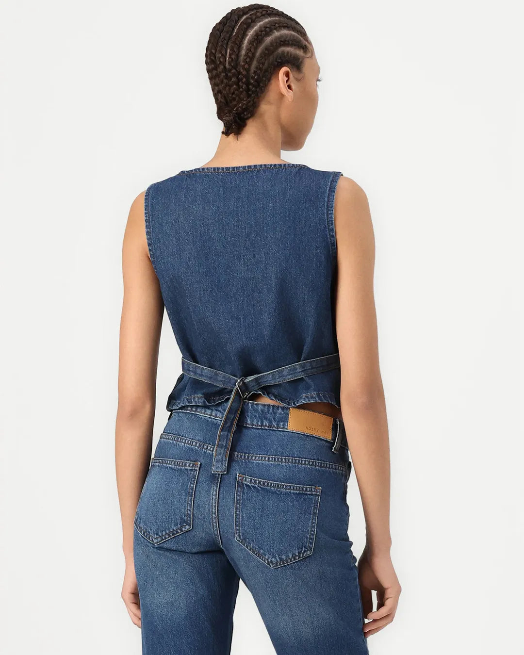 Noisy May Women's Denim Waistcoat
