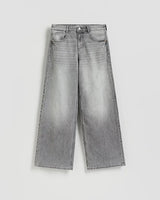 17 And CO Real Denim Grey Wide Leg Baggy Jeans