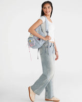 Womens Aeropostale High Rise Baggy Wide Leg Jeans