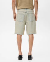 MANGO Men's Light Beige Relaxed Denim Shorts
