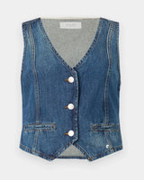 Noisy May Women's Denim Waistcoat
