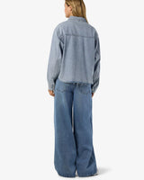 Noisy May Women's Oversized Denim Shacket