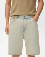 MANGO Men's Light Beige Relaxed Denim Shorts
