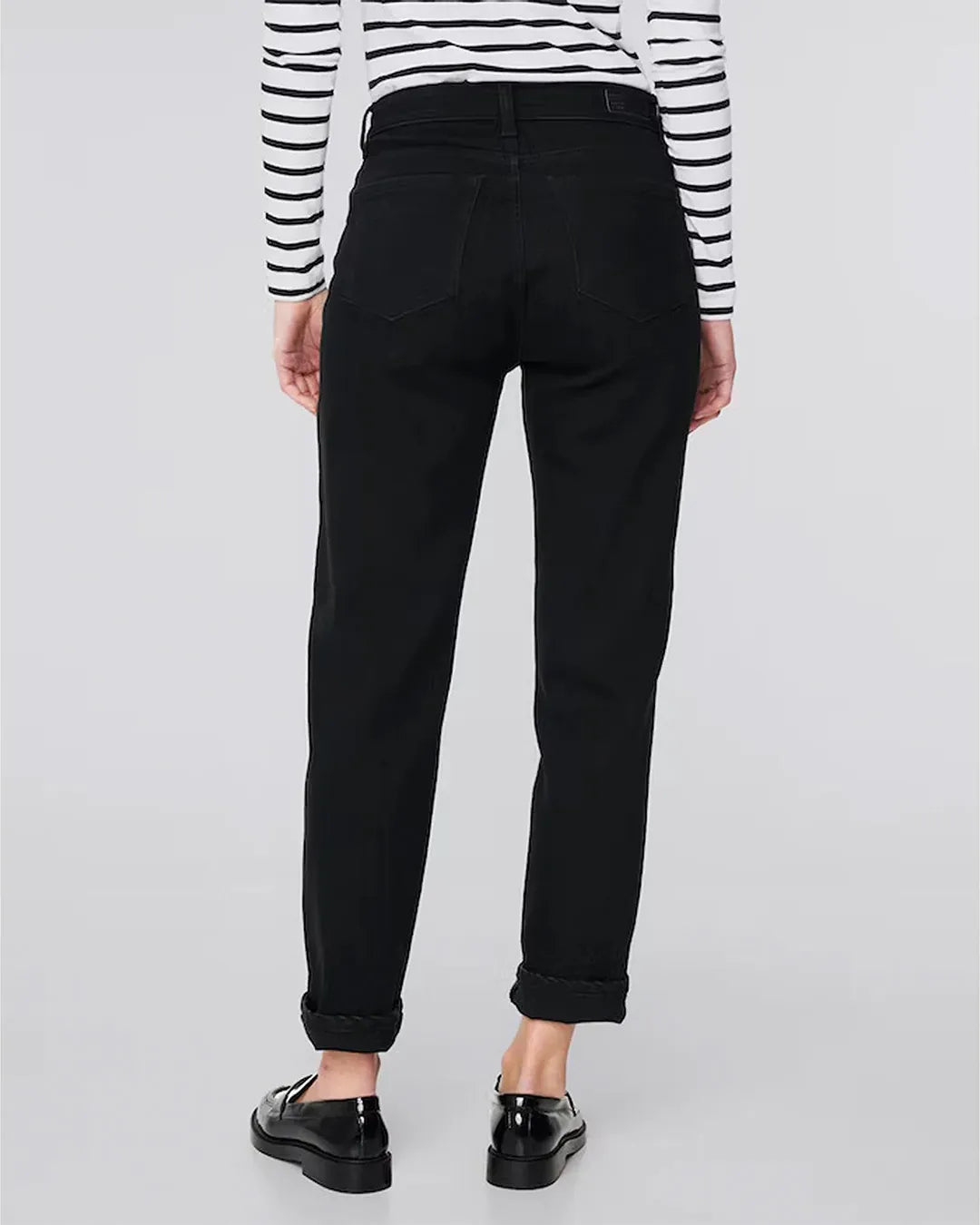 Face Code Classic Jet Black Mom Jeans