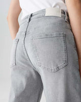 Amisu Womens LIGHT GREY STRAIGHT FIT JEANS