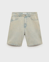 MANGO Men's Light Beige Relaxed Denim Shorts