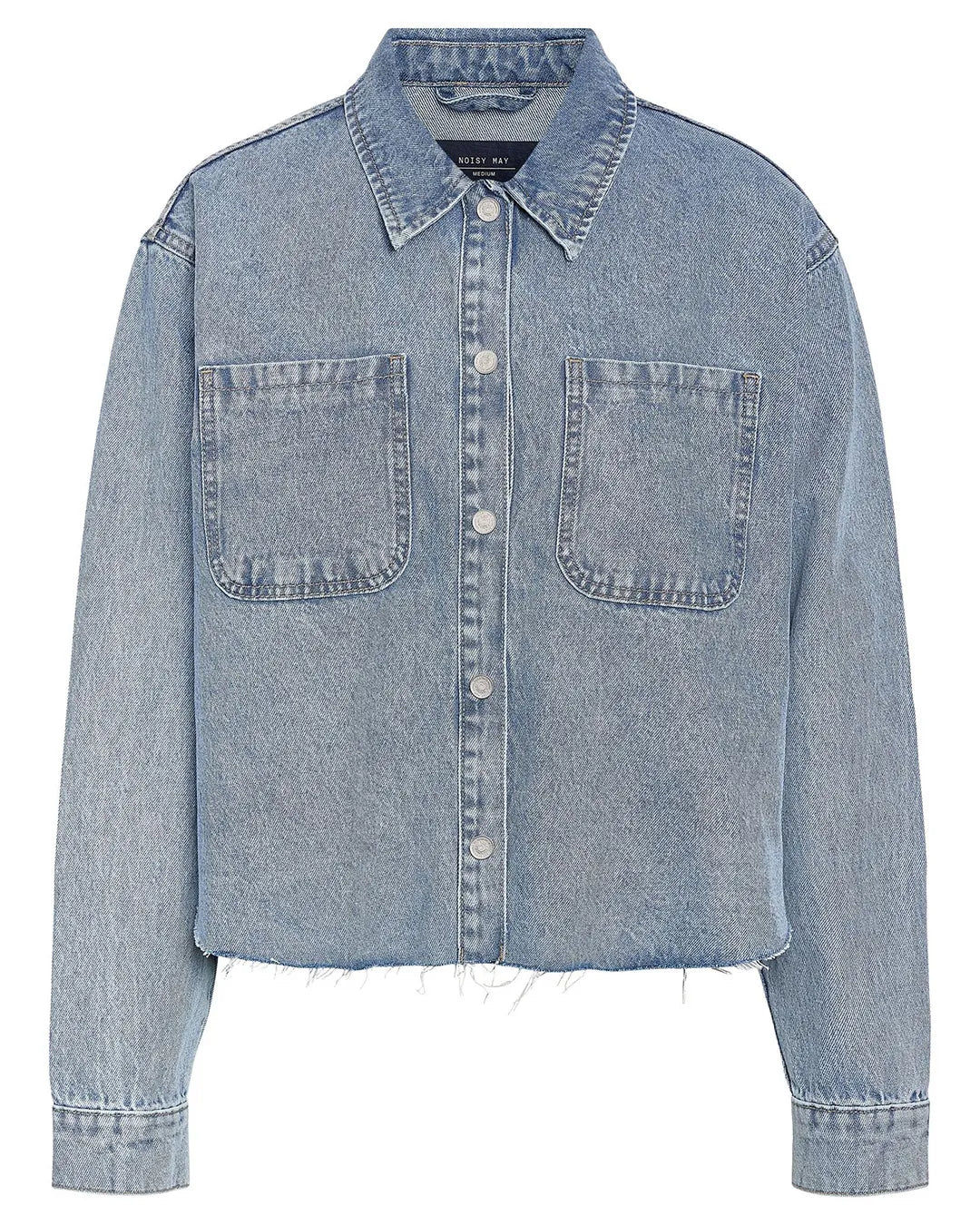 Noisy May Women's Oversized Denim Shacket