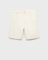 MANGO Men's Relaxed Fit Denim Shorts