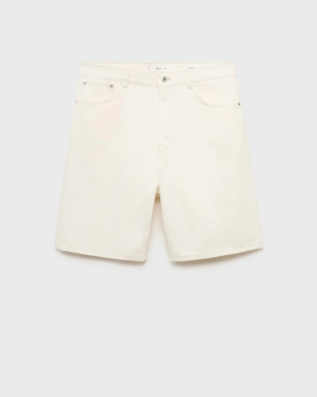 MANGO Men's Relaxed Fit Denim Shorts