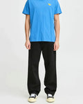 Solid Relaxed Loose Fit Straight Leg Jeans