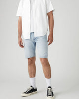 O.STIN Denim Shorts Straight Fit Sky Light Wash