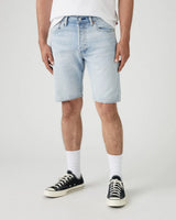 O.STIN Denim Shorts Straight Fit Sky Light Wash