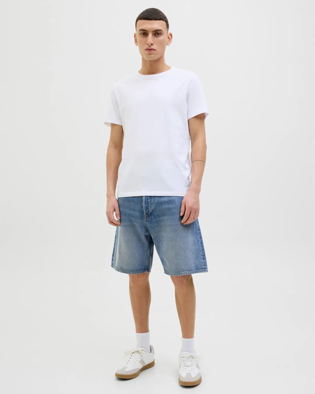 O.STIN Men's Vintage Blue Denim Shorts
