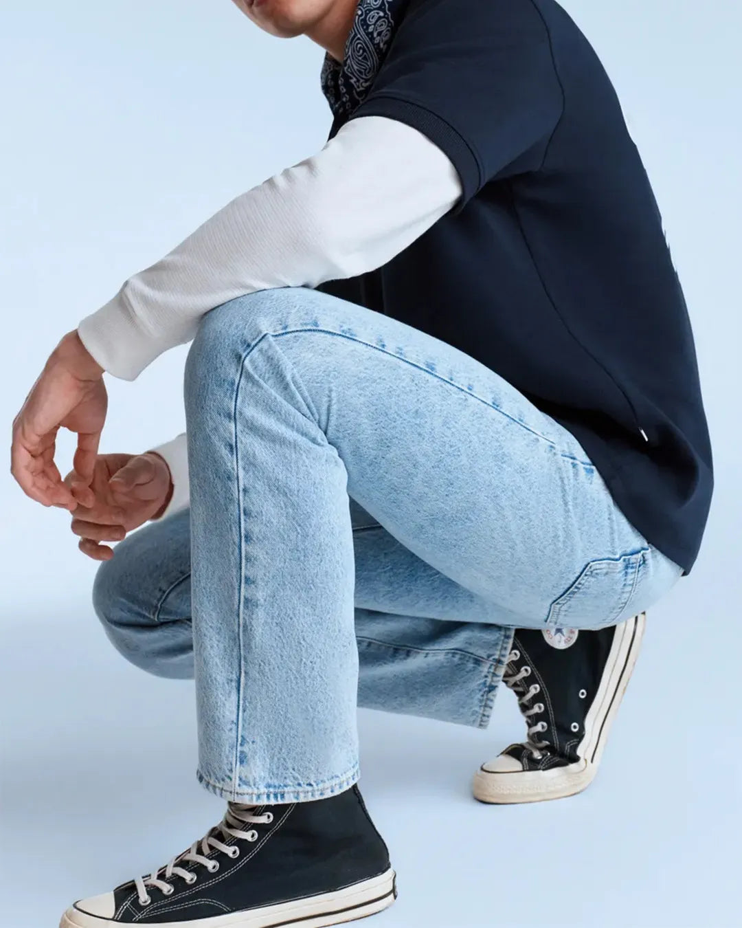 Anti Blue Bruno Straight Fit Jeans Ice Blue