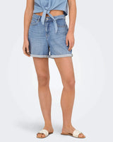 ONLY High Waisted Denim Shorts