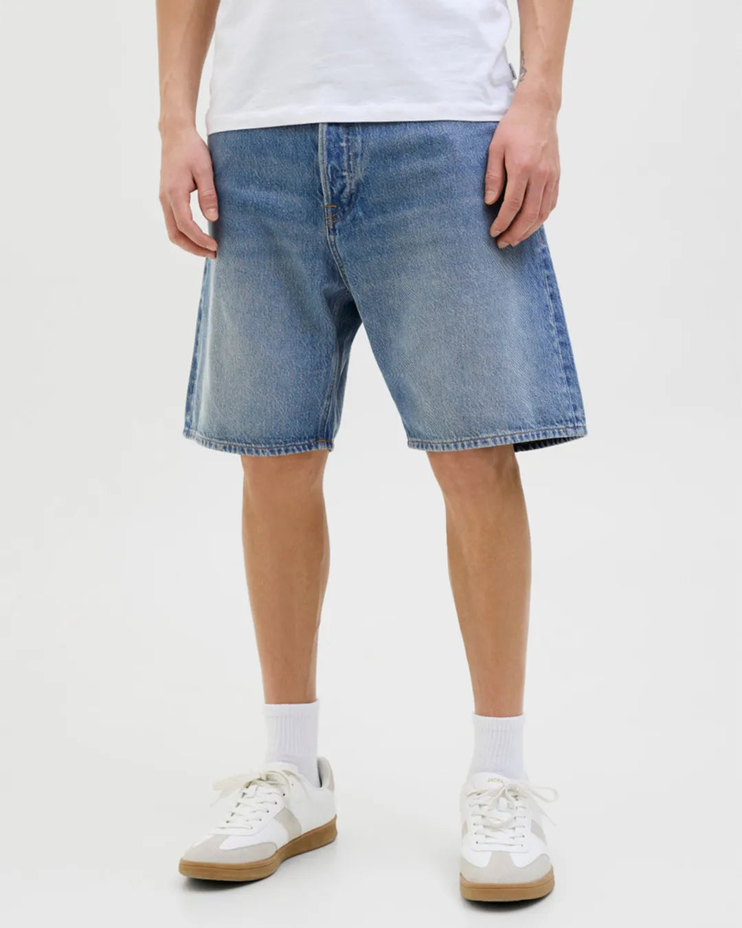 O.STIN Men's Vintage Blue Denim Shorts