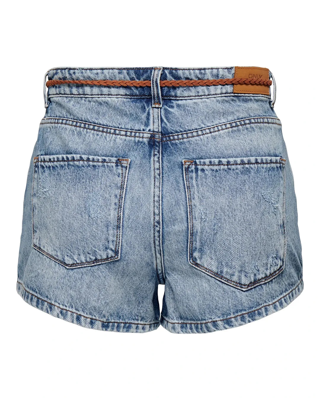 Only High Waist Regular Fit Denim Shorts