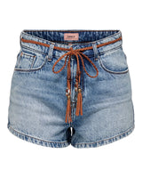 Only High Waist Regular Fit Denim Shorts
