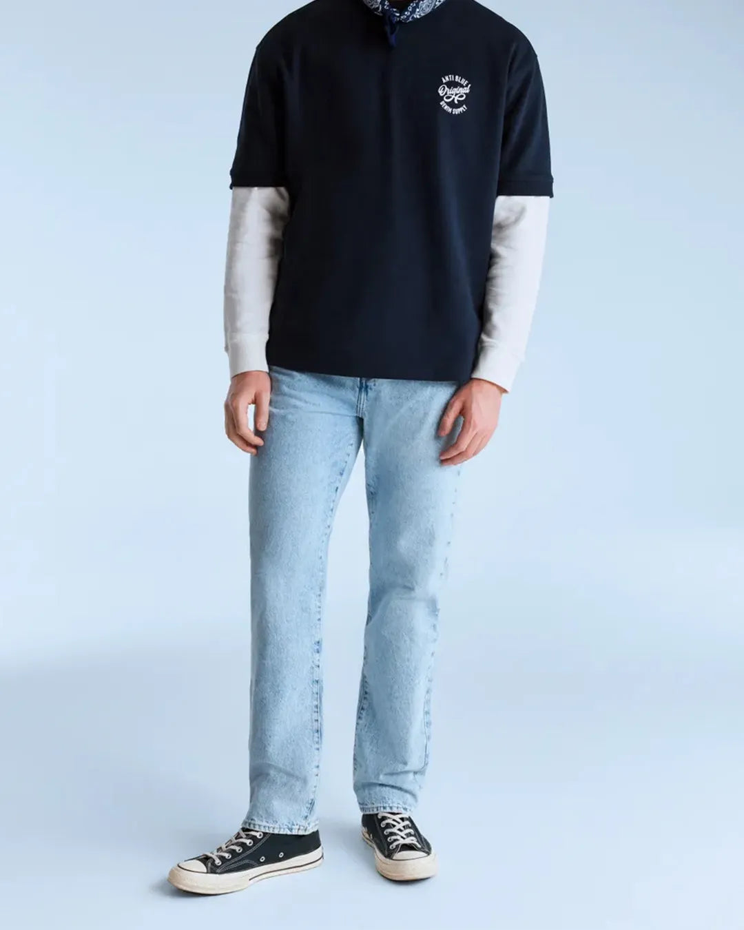 Anti Blue Bruno Straight Fit Jeans Ice Blue