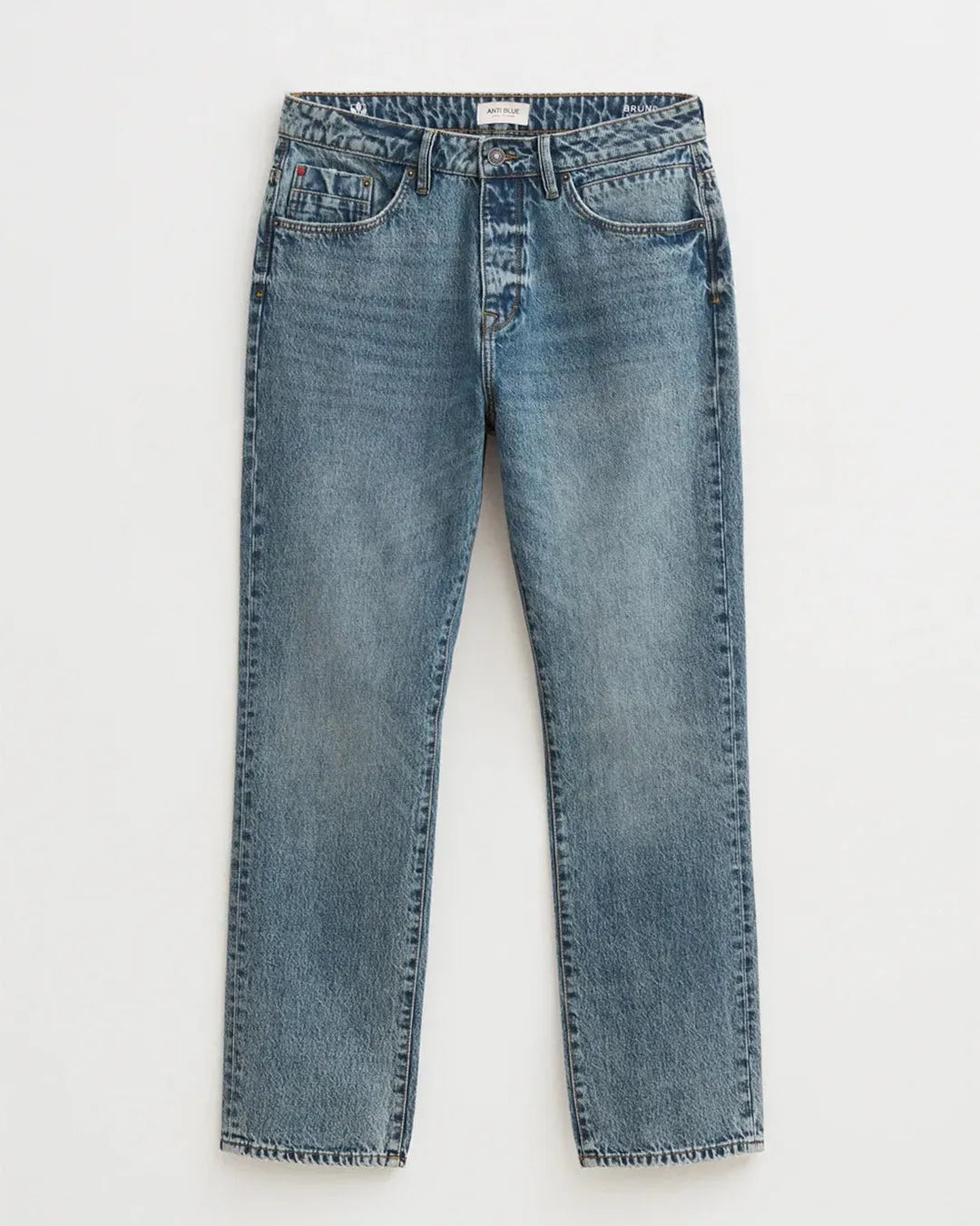 Anti Blue Bruno Straight Fit Jeans Blue Old Washed