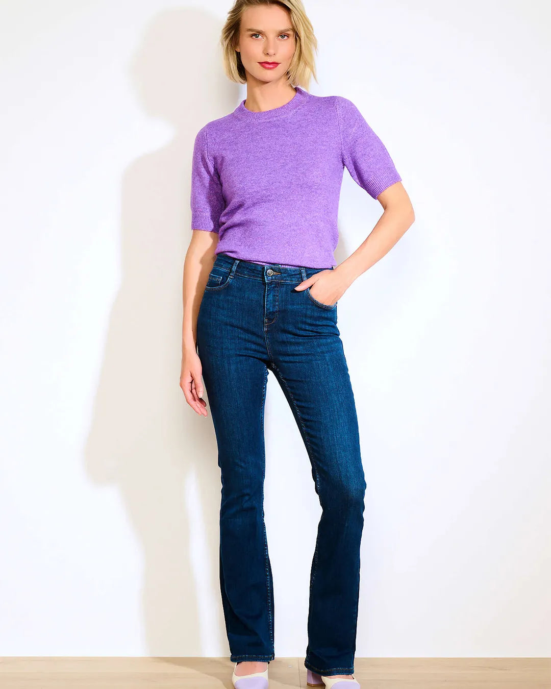 Lolaliza High Waist Bootcut Jeans