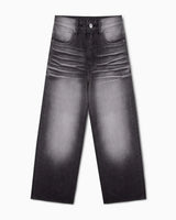 Gloria Jeans Black Spray Wide Leg Denim