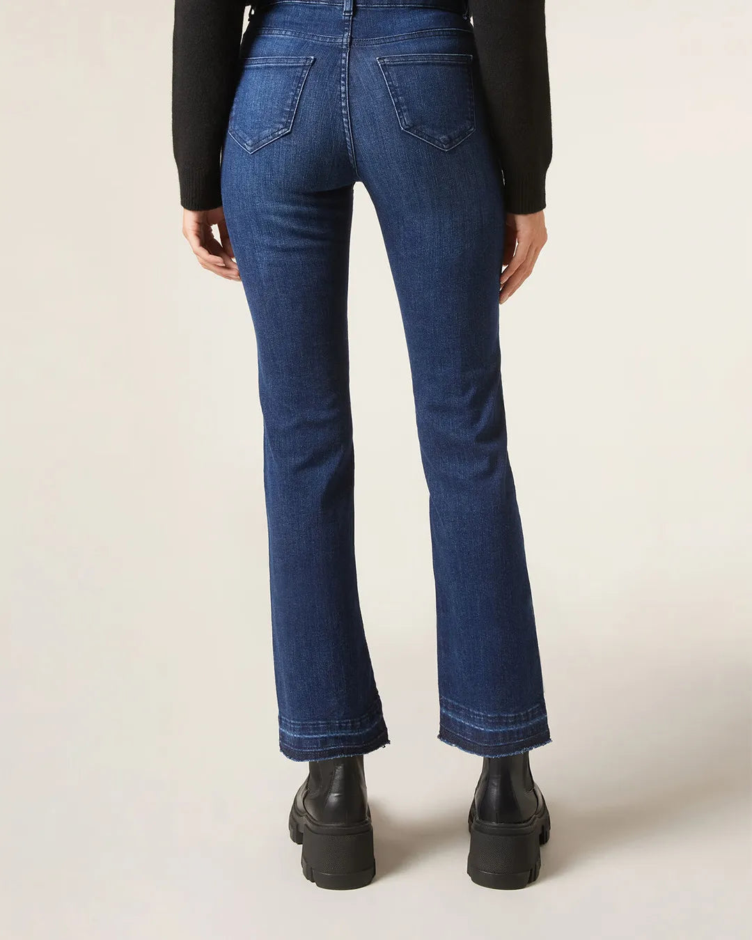 Calzedonia Blue Cropped Flared Jeans