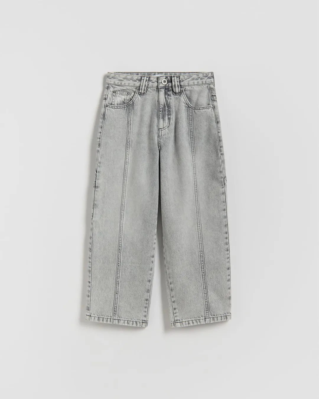 Reserved Boys Light Grey Baggy Fit Jeans