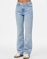 Pieces Straight Fit Jeans Light Blue