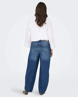 JDY Barrel Fit Jeans Medium Blue