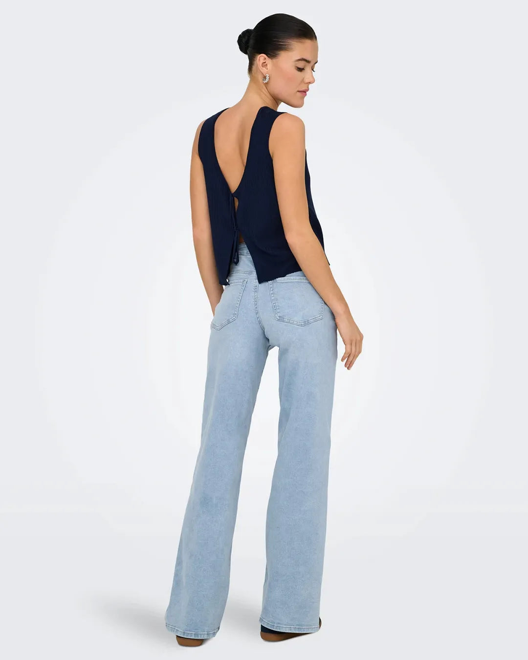 JDY Wide Leg Jeans Bleach Wash