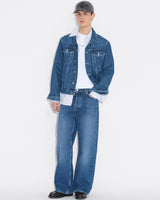 Pull&Bear Unisex Baggy Fit Jeans Classic Dark Blue
