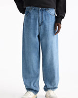 Unisex Pull&Bear Baggy Fit Denim Blue jeans