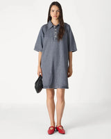 Urban Ash Denim Mini Dress Modern Casual Summer Outfit for Women