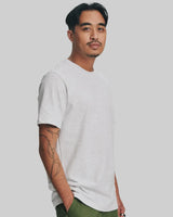 Gray Regular Fit Crew Neck Tee Stwd Pull&Bear