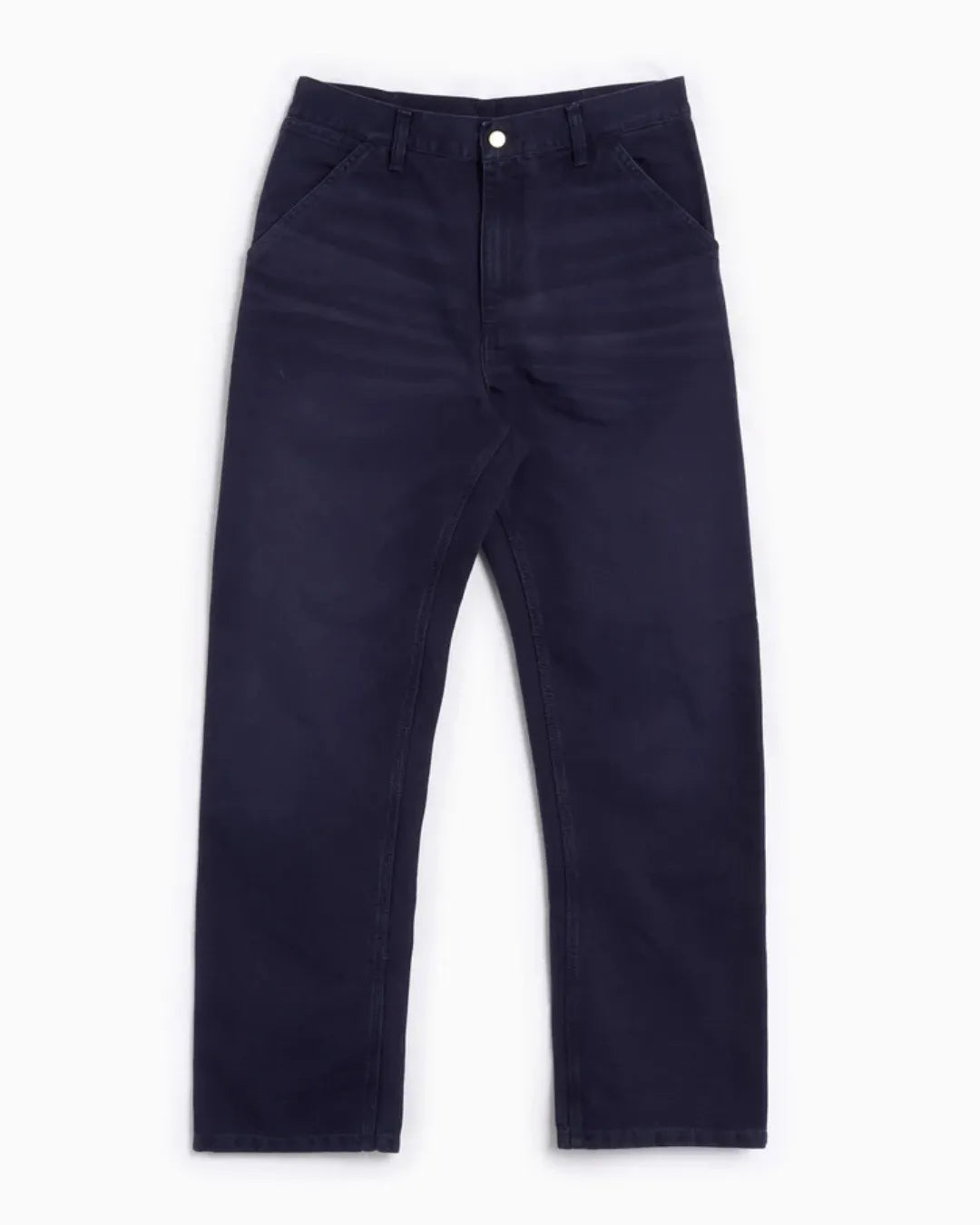 Unisex Relaxed Loose Fit Cross Pocket Jeans Deep Ocean Blue