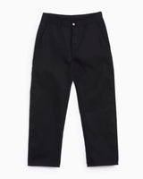Unisex Relaxed Loose Fit Cross Pocket Jeans Jet Black