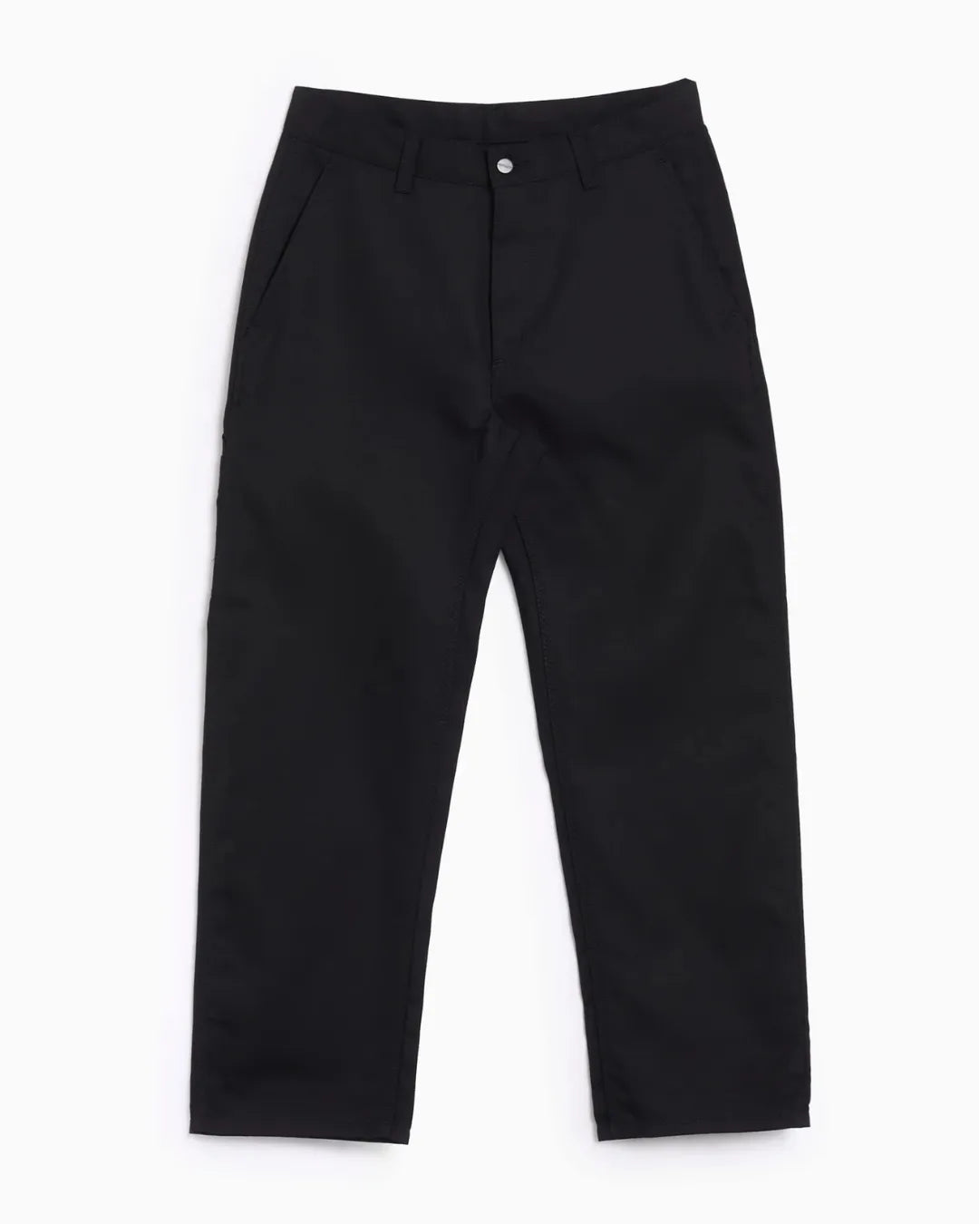 Unisex Relaxed Loose Fit Cross Pocket Jeans Jet Black