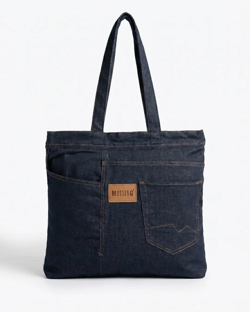Casual Denim Tote Bag for Women & Men | Stylish Jeans Shoulder Bag