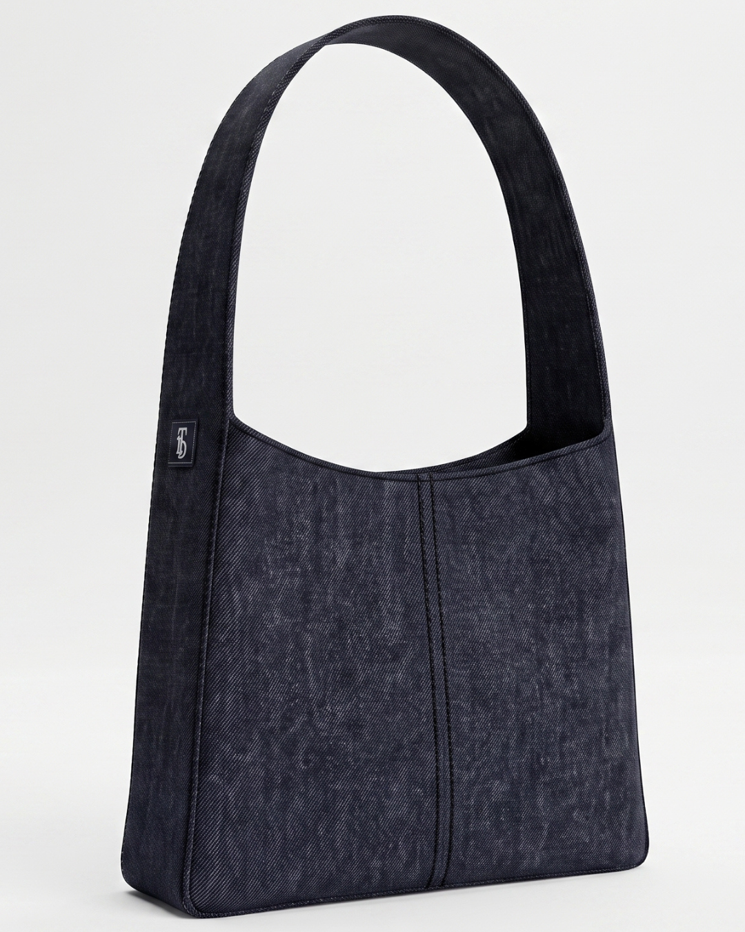 TLD Aesthetic Upcycled Raw Denim Hobo Bag for Women
