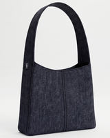 TLD Aesthetic Upcycled Raw Denim Hobo Bag for Women