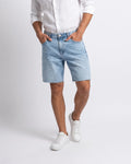 Estivaneli Men's Light Wash Denim Shorts