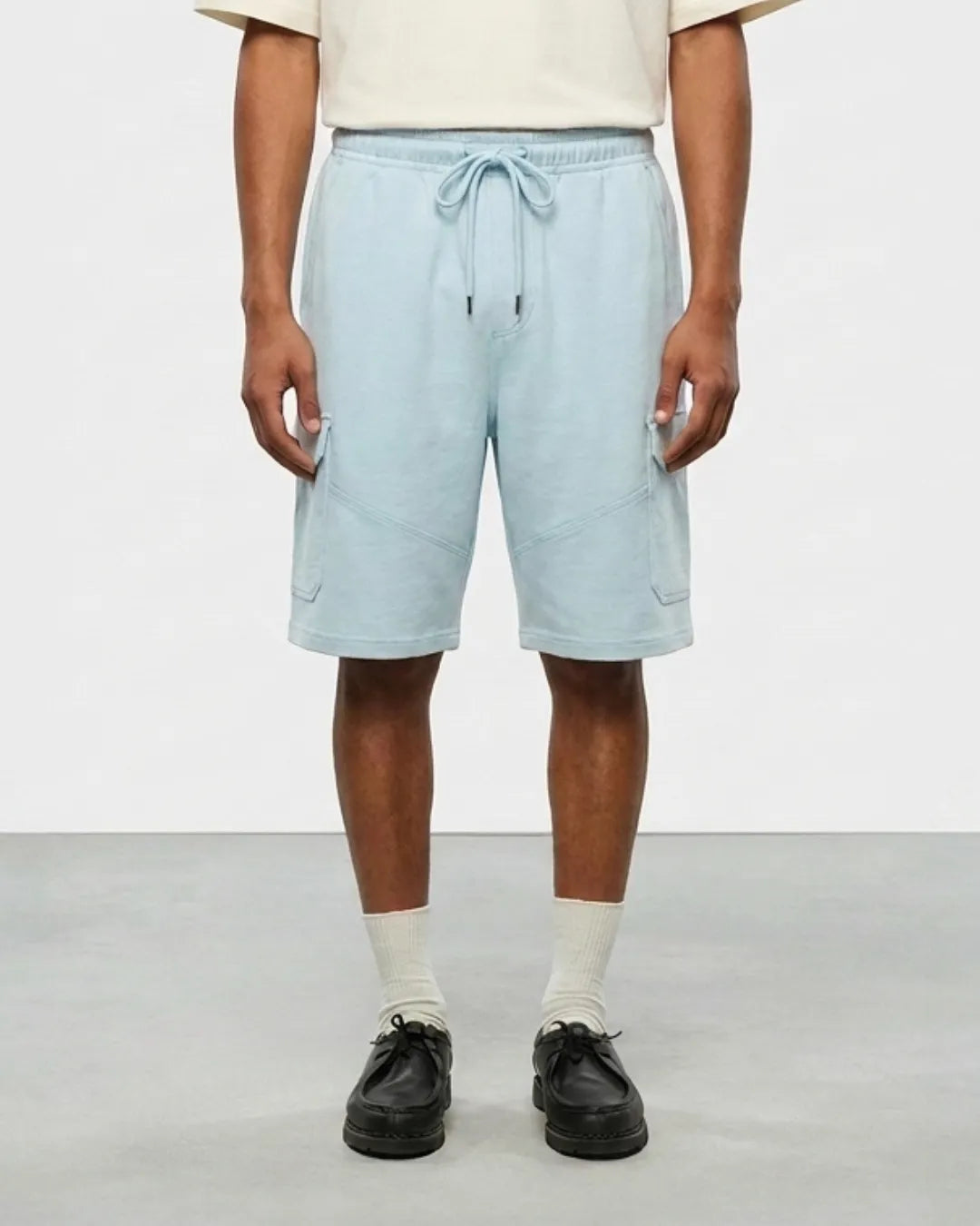 Men's Cotton Jersey Cargo Shorts