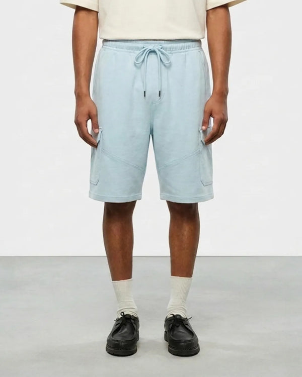 Men's Cotton Jersey Cargo Shorts