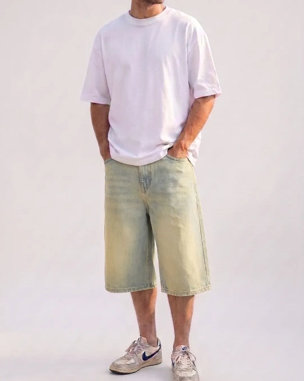 O'Stin Men's Baggy Fit Denim Jorts