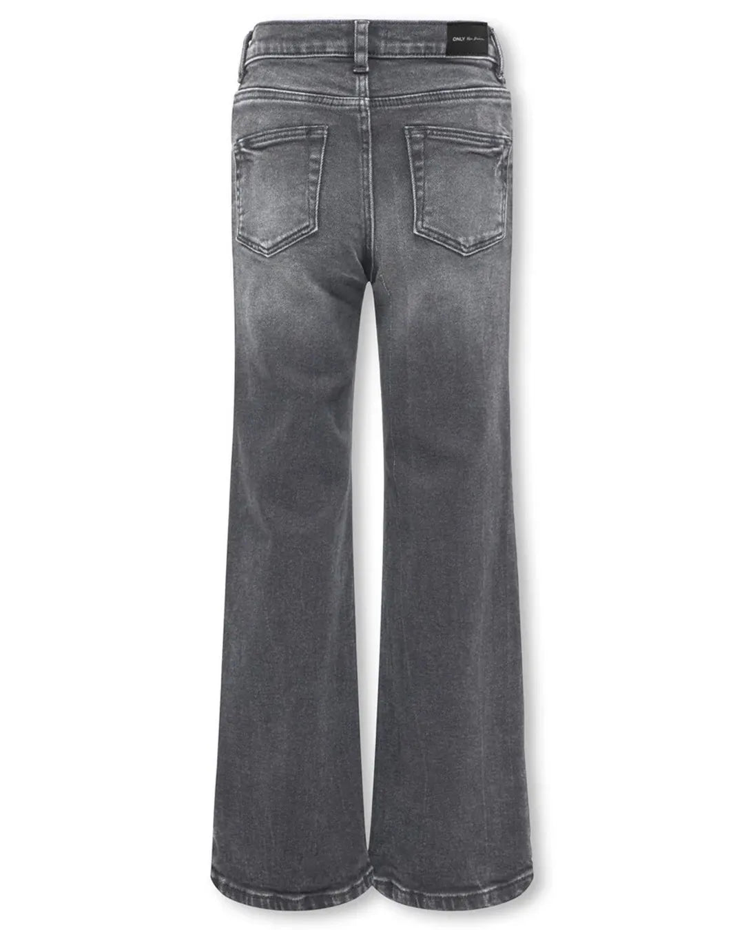 Only Girls Heart Print Flare Jeans