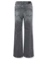 Only Girls Heart Print Flare Jeans