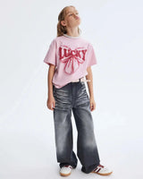 Gloria Jeans Black Spray Wide Leg Denim