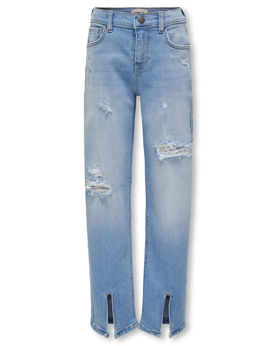 Only Girls Light Blue Wide Leg Jeans
